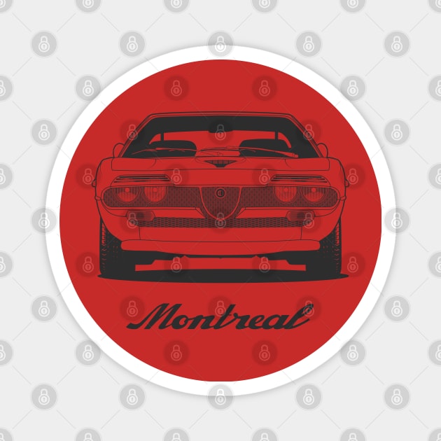 Alfa Montreal Magnet by AutomotiveArt
